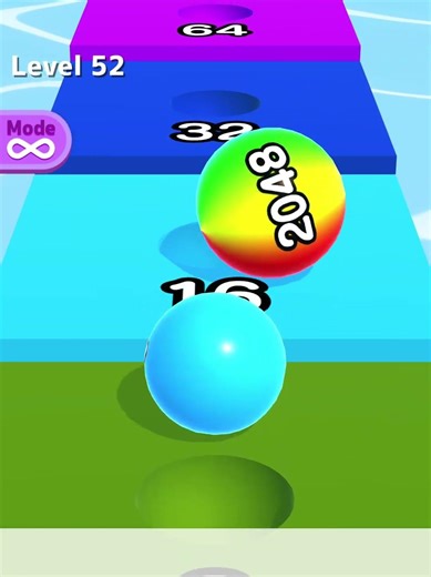 Ball run 2048 2048 is stuck on 16 tile