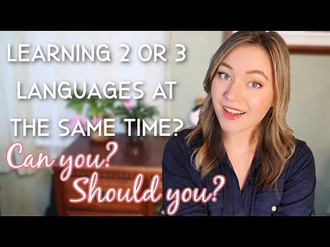 HOW TO LEARN MULTIPLE LANGUAGES AT THE SAME TIME! / My Tips on How to study 2 or 3 Languages at Once