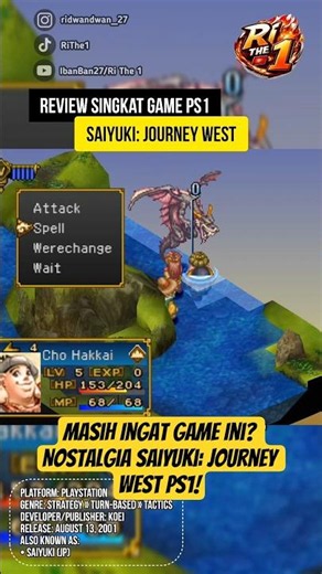 Saiyuki: Journey West, the Game That Once Overwhelmed Us #ps1game #tacticalrpg #nostalgia
