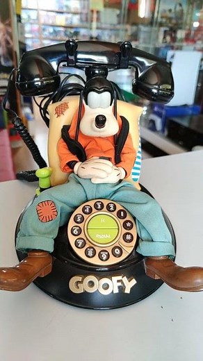 Telemania Vintage Animated Talking Goofy Telephone -