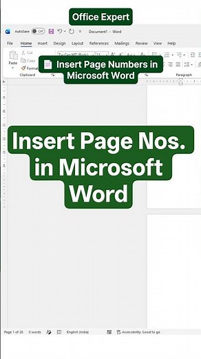 How to Insert Page Numbers in Microsoft Word