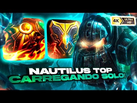 NAUTILUS TOP É O MELHOR TANK PRA CARREGAR O JOGO | LOL WILD RIFT