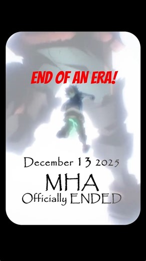 End of an ERA !! Really ? My Hero Academia 😲
