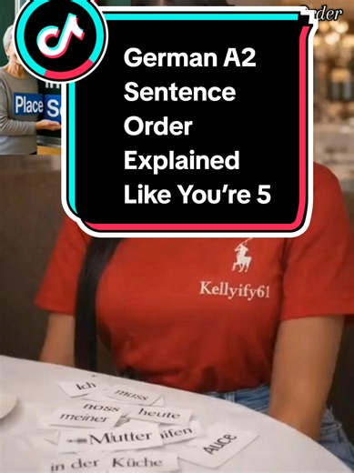 You entered A2 and German still feels hard? You are not slow. You were just never taught properly. In this video, I explain German sentence order step by step, using simple rules anyone can remember: ✅ Verb position 2 ✅ Time – Manner – Place ✅ Where the infinitive verb goes ✅ How to stop guessing in letters & conversations Save this video 📌 Follow for more German made easy 🇩🇪✨ #goetheexam #memestiktok #LearnGerman #deutschkurs #GermanExam