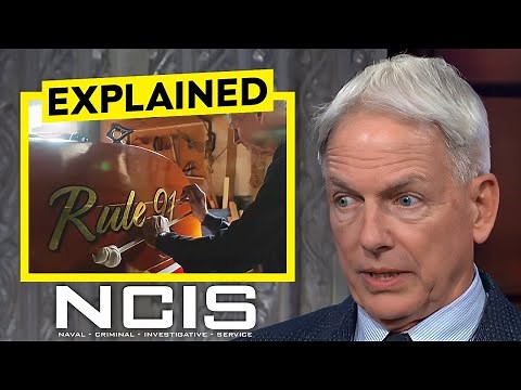NCIS Agent Gibbs Rules EXPLAINED..
