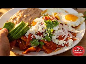 The Best RED CHILAQUILES start with this trick | They will NEVER be watery