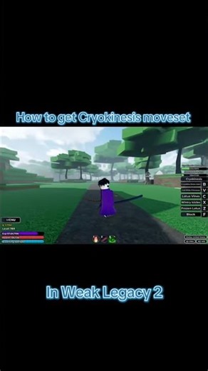 How to get cryokinesis Movest in weak legacy 2 #roblox #fyp #trending #demonslayer #tiktok
