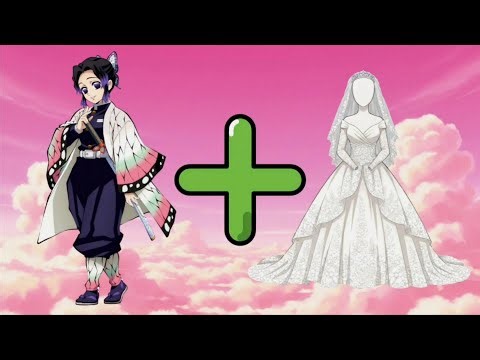 Demon Slayer Girls in Wedding Outfits 💍