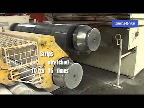 Samsonite - the making of Cosmolite Suitcases