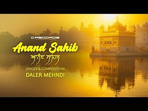Anand Sahib Path With Meaning ► Daler Mehndi | Full Video | DRecords