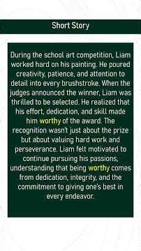 worthy # Expand Your English Vocabulary