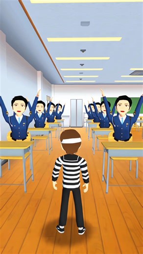 Chicken Wing Chicken Wing😱🤣 Sakura school simulator #sakira#sss#gaming#shorts.