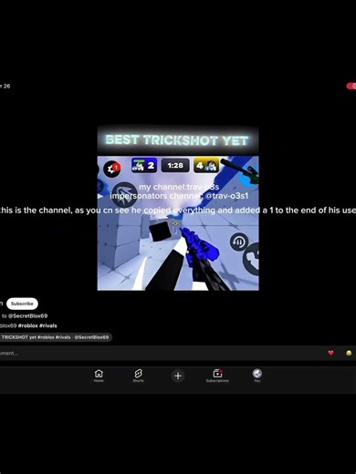 please report him if you can because it’s plagiarism#roblox#awareness#rivals