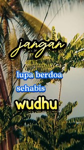 896K views · 10K reactions | Jangan lupa berdoa sehabis wudhu | Dian Istiqomah | Facebook