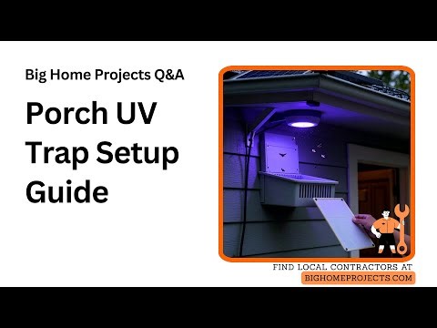 360–385nm UV-A Sticky Board Porch Trap Guide