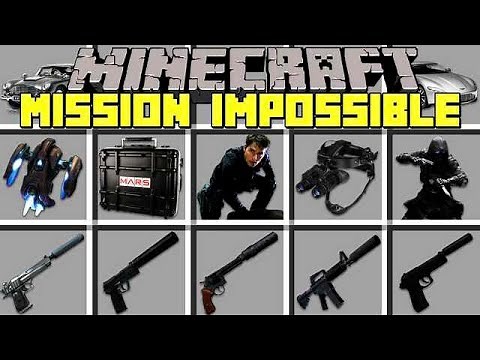Minecraft MISSION IMPOSSIBLE MOD! / BECOME SECRET AGENT & FIGHT CRIMINALS! / Modded Mini-Game