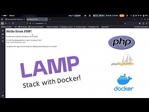 Use LAMP(PHP, PHPmyAdmin) stack on Linux, Windows, MacOS with Docker!