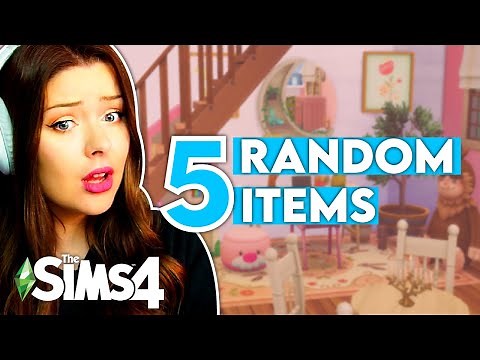 The Sims 4 But Each Room Must Have 5 RANDOM ITEMS // Sims 4 Build Challenge