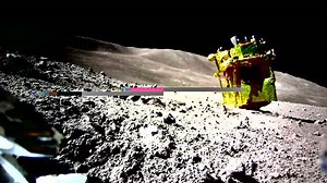 Japan's SLIM sends last picture before going to sleep as sun sets on Moon