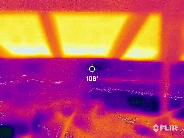 Attic Radiant Barrier Project - Day 1 Thermal Imaging Test