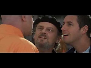 Anger Management (Adam Sandler) fights a Monk