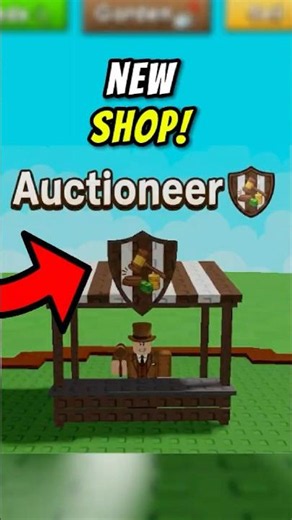 AUCTIONEER SHOP in Grow a Garden 2! #roblox #robloxshorts #robloxgames