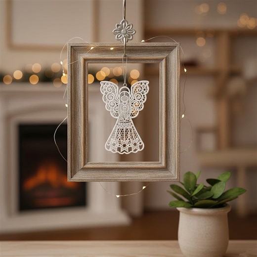 FSL Angel Embroidery Designs Instant 3 Size Download - Etsy