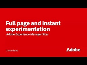 Set Up Experiments and A/B Tests in AEM Sites | Adobe for Business