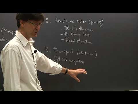Solid state physics | Lecture 2: the Honeycomb
