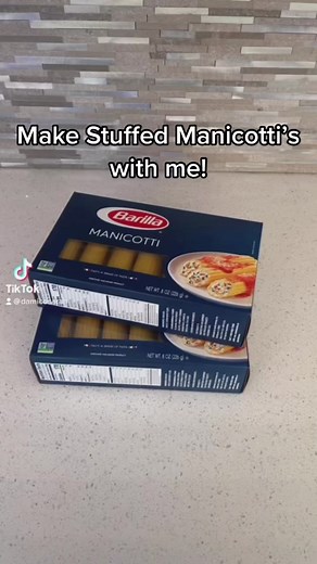 Delicious Ricotta Stuffed Manicotti Recipe