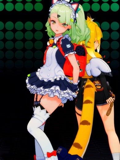 Sunna x Ju Fufu Terminal Rangers ⚡ | ZZZ MMD #Sunna #JuFufu #ZenlessZoneZero #ZZZ #MMD #MMDdance