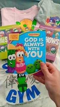 Open NEW VeggieTales Merch with me..! 😁🥒 #VeggieTales #NewMerchandise #Clothes #LarryBoy