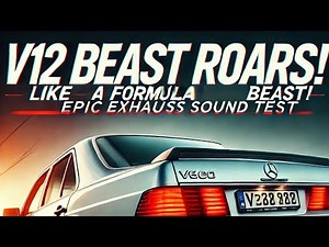 Mercedes S600 V12 Roars Like a Formula 1 Beast! | Epic Exhaust Sound Test