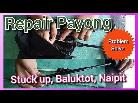 Paano mag Repair ng Payong na Stuck up,Naipit o Baluktot 👉 in quick and easy way..