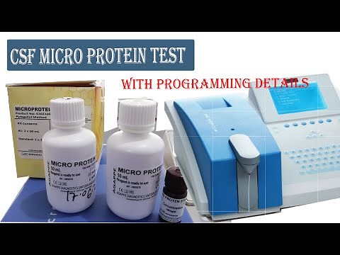 CSF // CSF Protein Examination // CSF Chemical Examination // Cerebrospinal Fluid Test Procedure.