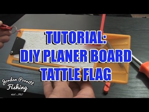 How to make your own planer board tattle flag.