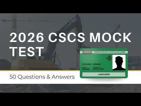 CSCS Mock Test 2026 | 50 Questions & Answers