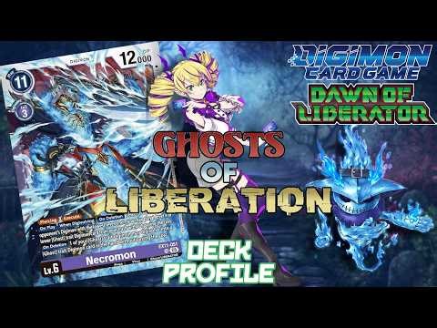 Necromon Deck Profile + Gameplay! | Digimon TCG EX11 - Dawn of Liberator