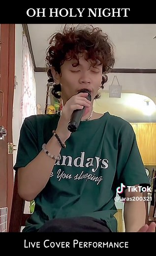 Oh Holy Night | Advanced Christmas Live Cover 🤍☘️🧿🎤 #fyp #fypシ゚ #version #cover #viral #live