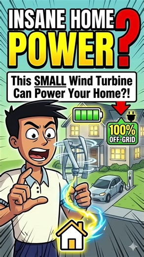 This Small Wind Turbine Can Power Your Home?! 🏠⚡
