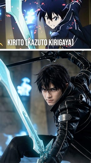 Sword Art Online Characters in Real Life ⚔️ #shorts #anime #swordartonline