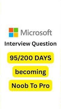Day 95/200 of making you pro coder #dsa #coding #interviewquestions #microsoft #interviewtips #code