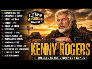 Kenny Rogers Greatest Hits Full Album 🤠 Best Classic Country Songs | The Gambler, Lady, Lucille
