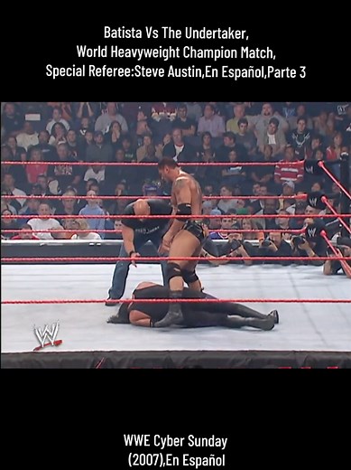 Batista vs The Undertaker: WWE Cyber Sunday 2007 Match
