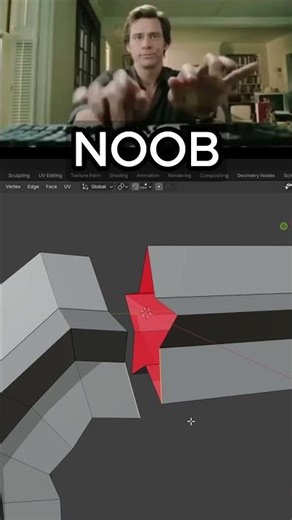 Noob vs PRO with @n3kded #GameAssets #3D #Blender #UnrealEngine #UE5 #tutorial