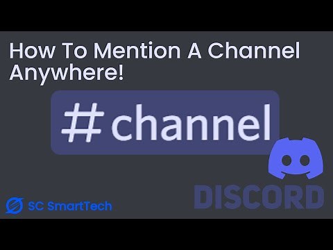 How To Mention A Channel From A Discord Server In DMs Or Any Other Different Server!