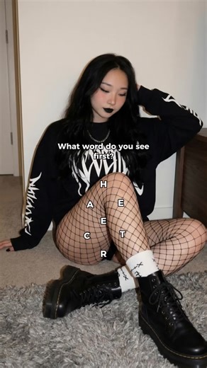 which word did you see first #emo #goth