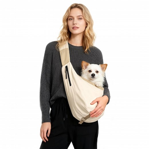 Hands Free Pet Sling Carrier - Dog & Cat Travel Bag up to 20 Lbs - Etsy