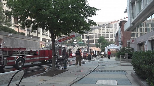 The Alibi Restaurant in DC destroyed in blazing fire