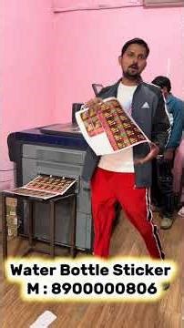 WATER BOTTLE STIKCER 8900000806 #wholesale #printing #digitalprinting #distributorflexbanner